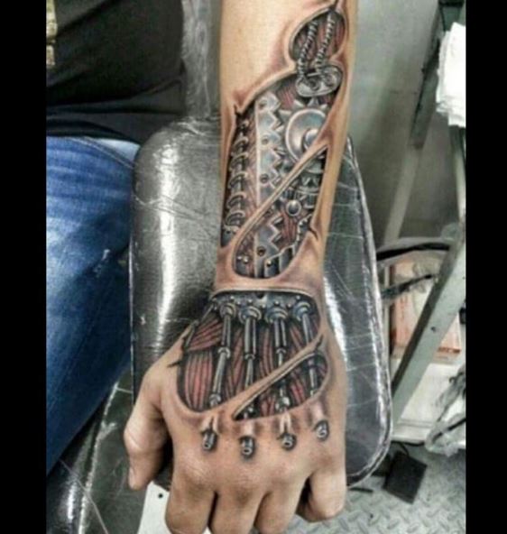 biomechanical Tattoos