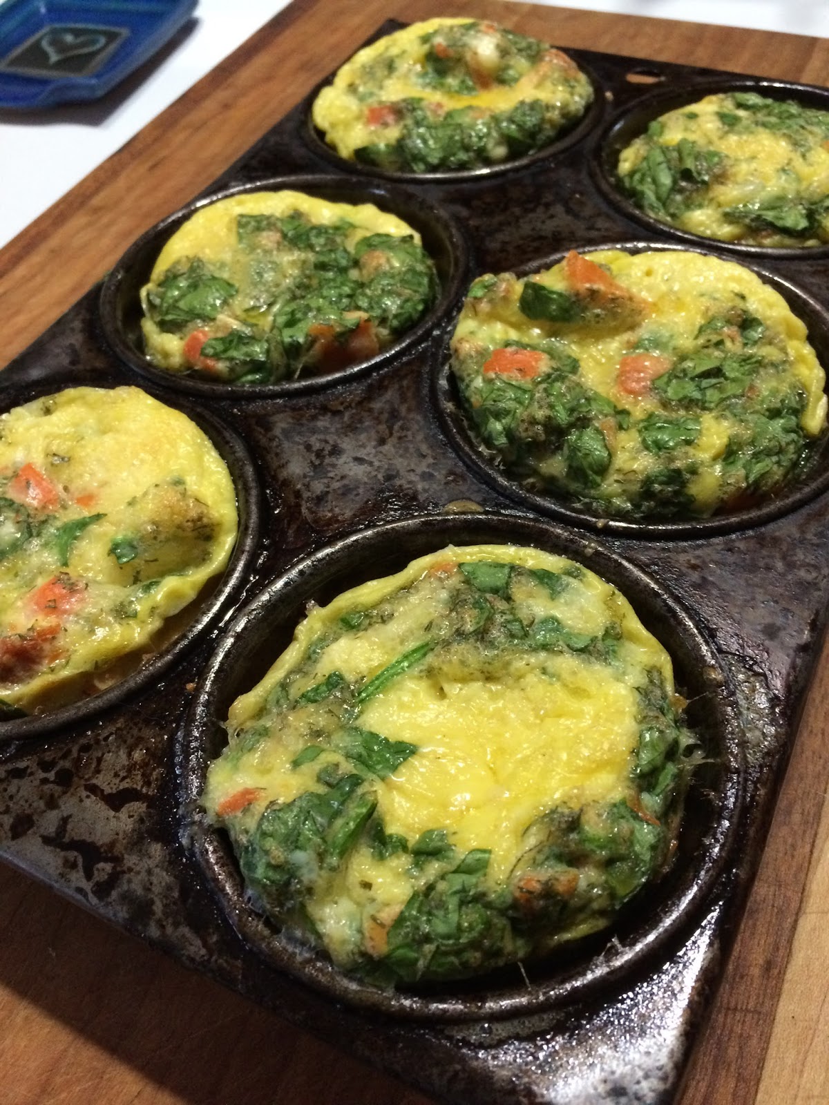 Sexy Sibo Salmon & Spinach Egg Muffins