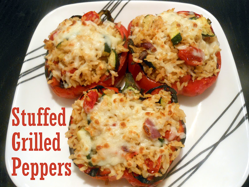Flavors by Four: Stuffed Grilled Peppers