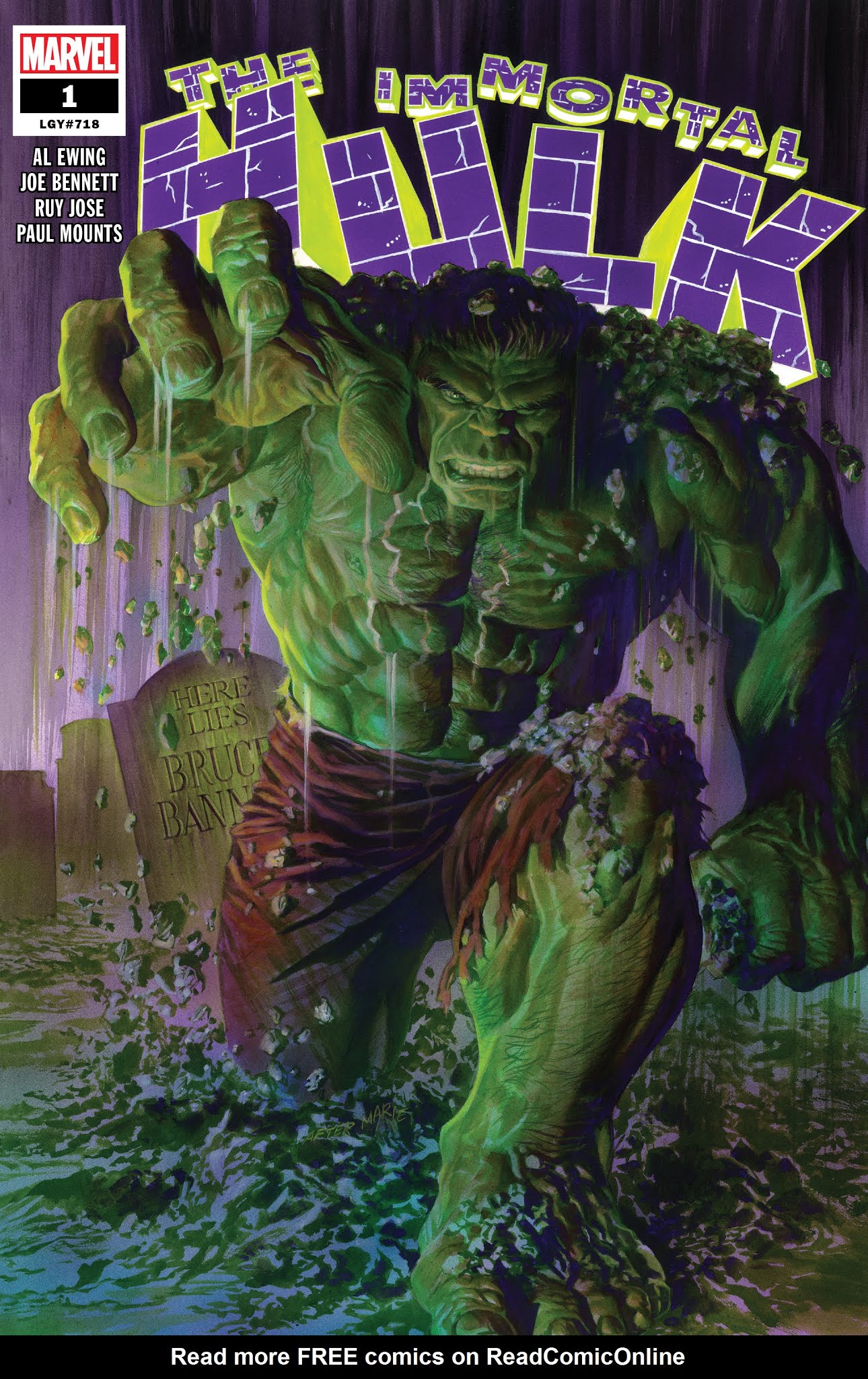 Read online Immortal Hulk comic -  Issue #1 - 1