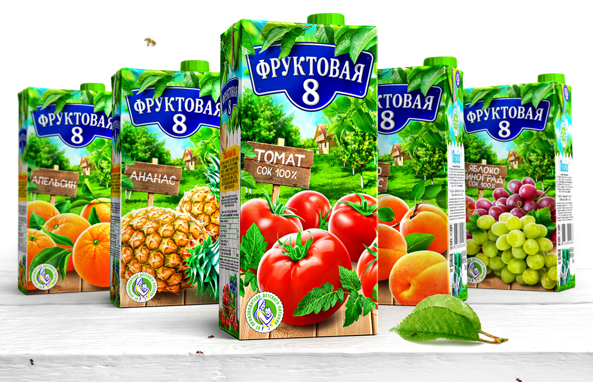 Fruit 8 - Juices and nectars on Packaging of the World - Creative Package Design Gallery