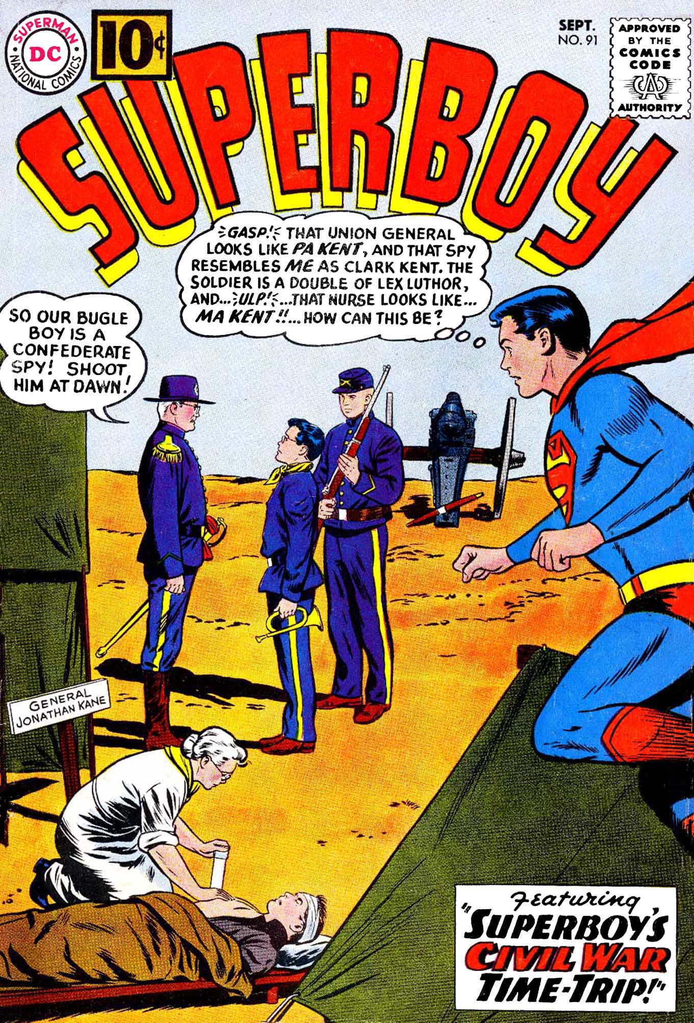 Read online Superboy (1949) comic -  Issue #91 - 1