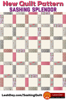 Sashing Splendor Quilt Pattern