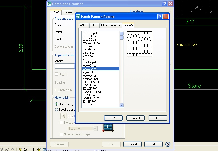 เรียน Autocad ออนไลน์ฟรี: วิธีติดตั้งลวดลาย หรือ Hatch เพิ่มเติมใน Autocad  2017