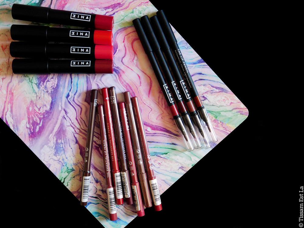 3ina | Makeup Haul - Lipsticks, Lip Pencils, Eyeshadow Palettes, Eyeliners, Mascaras, Highlighters, Primers & Blush 3ina Makeup Haul - Longwear Lipsticks, Eyeshadow Palettes 101 102 103, Matte Lipstick, Intense Lipstick, Longwear Lipstick Metallic, Chubby Lipstick, Essential Lip Pencil, Lip Pencil with Applicator, Color Eyeliner, Color Mascara, Eyeshadow, Metallic Eyeshadow, Highlighter 200 & 201, Matte & Smooth Primer, Lip Primer, Eye Primer, Fixing Spray, Blush 103, 3ina The Bestsellers, Eyebrow Kit, Eyebrow Marker, Eyebrow Mascara, Gel Eyeliner, Eye Gloss, Duo Eyeshadow, Eyeliner Pencil, The Pen Eyeliner, Compact Finishing Powder 300, 3ina Cream Eyeshadow Swatches, 3ina Wedding Face Highlighting Palette, 3ina Review & Swatches - Avis et Revue