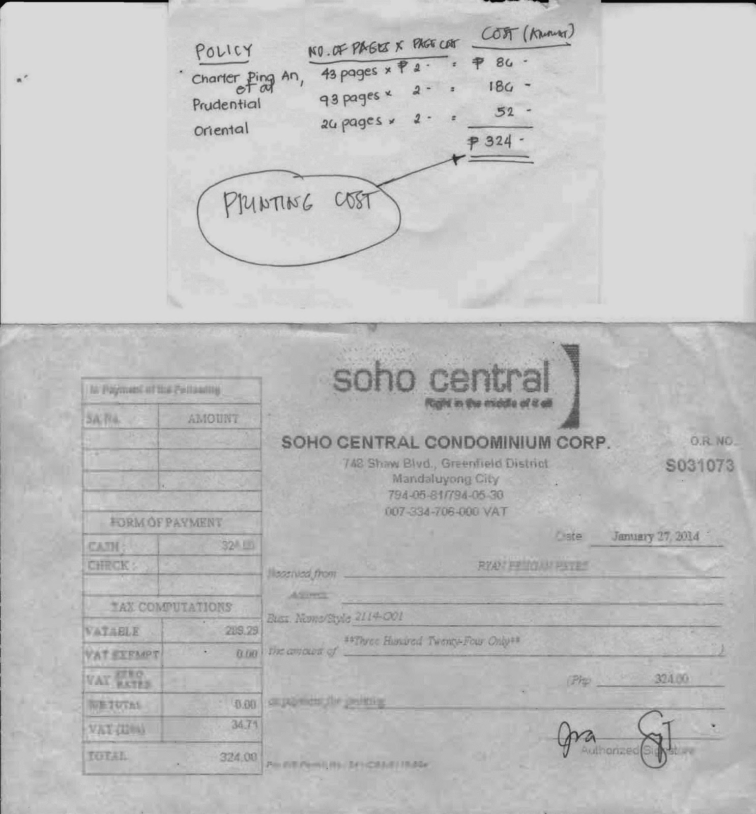 Soho Central Condominium: Master Deeds Comparative Analysis