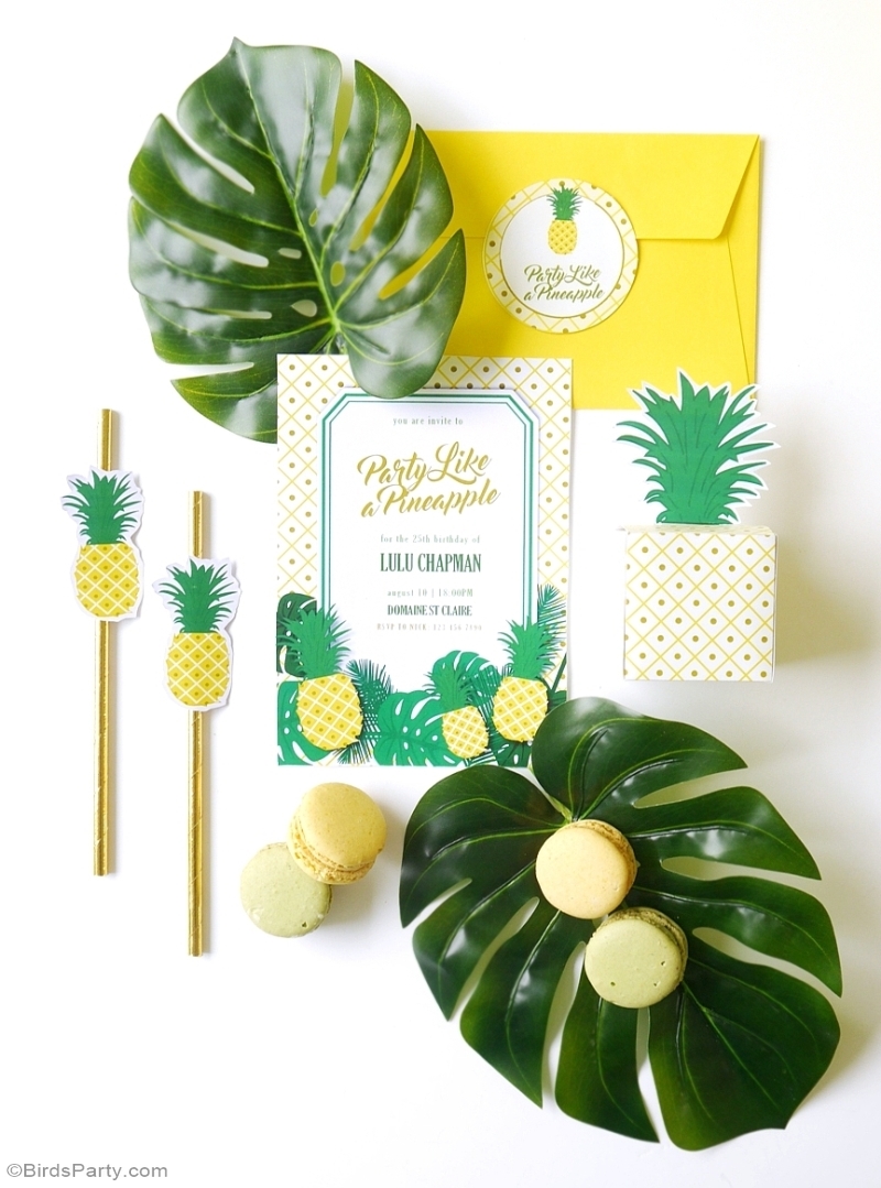 Party Like a Pineapple | A Tropical 25th Birthday Party - Party Ideas