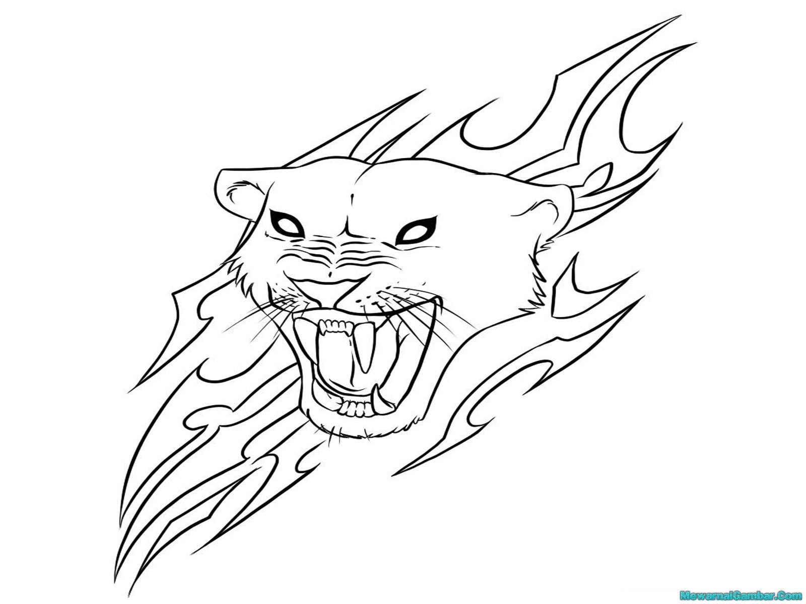 Mewarnai 11 Gambar Jaguar | Mewarnai Gambar