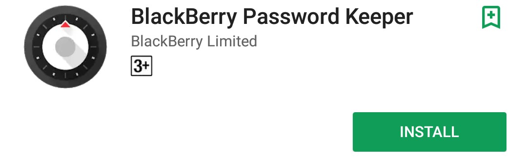 Blackberry Password Keeper