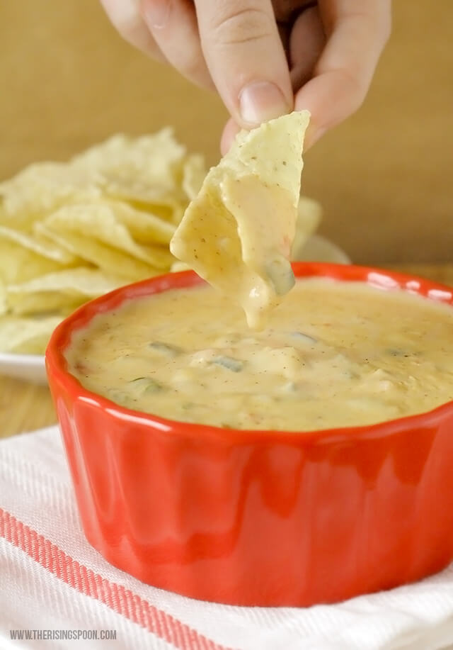 Homemade Queso Dip The Rising Spoon