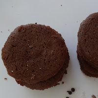  Salt and pepper cocoa shortbread