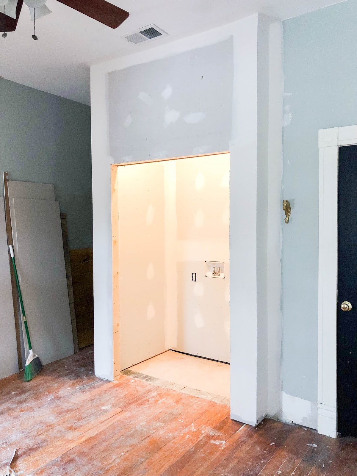 An Update Upstairs Laundry Room Progress 17 Apart