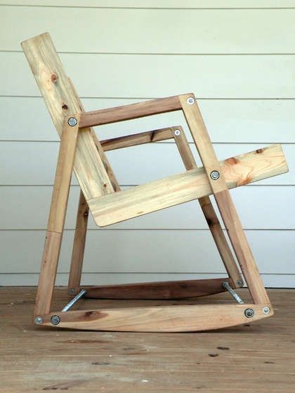 Cadeira reutilize madeira