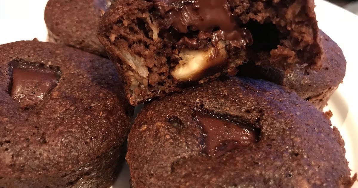 GASTRONOMIA VIRTUAL MUFFINS DE BANANA E CACAU LOW CARB