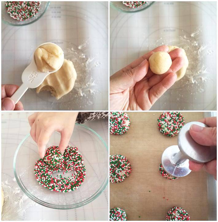 Cómo hacer galletas confetti con lluvia de colores