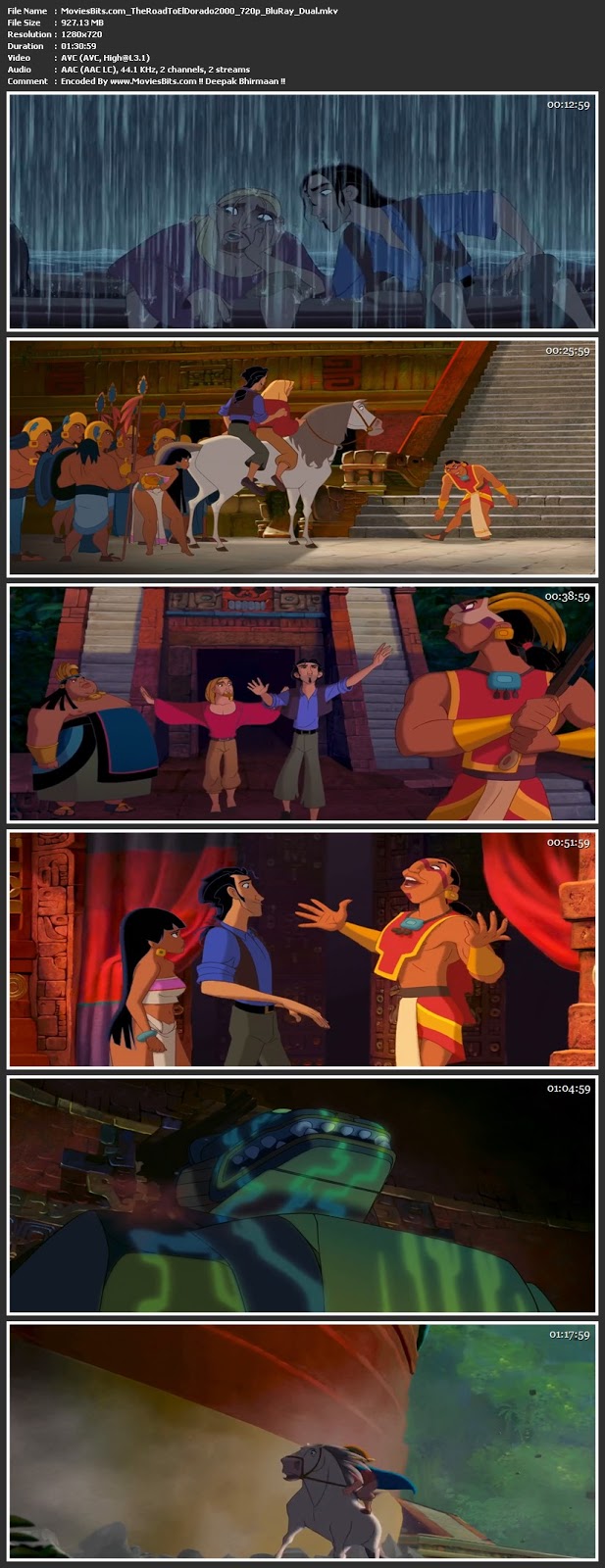 The Road To El Dorado 2000 720p BRRip Dual Audio - ExtraMovies