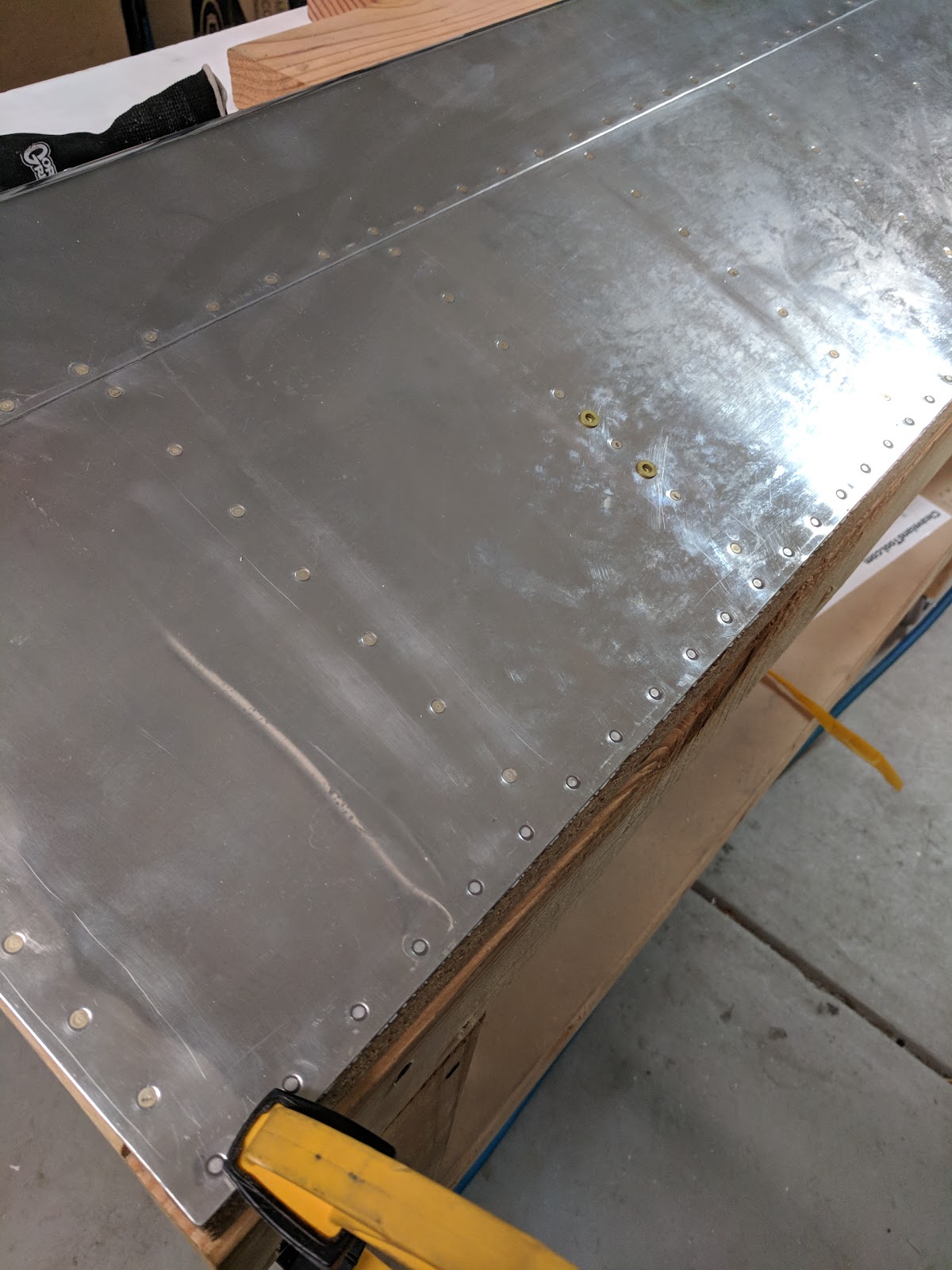 Damazio family's RV10 project Aileron static wicks