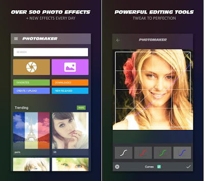 Tampilan Aplikasi PhotoMaker Pro
