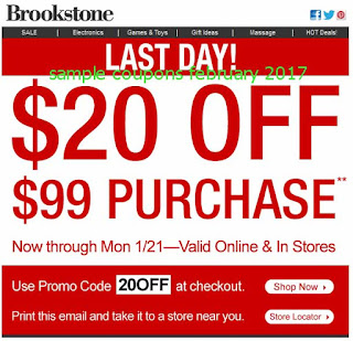 free Brookstone coupons for february 2017