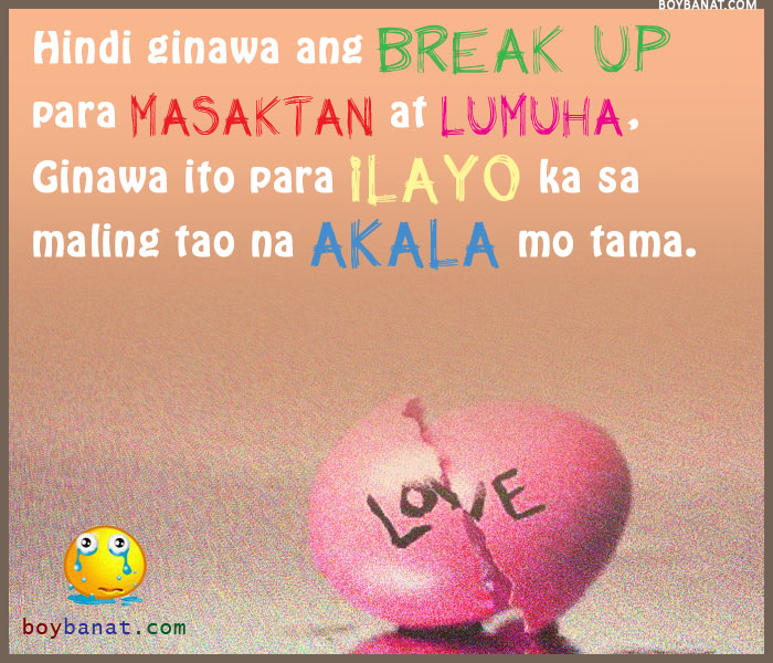 Tagalog Moving On Quotes and Pinoy Move On Love Quotes SMS ~ Boy Banat