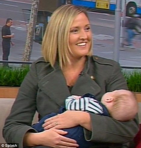  It was after Kate gave her son some of her breast milk on her finger that he began breathing regularly