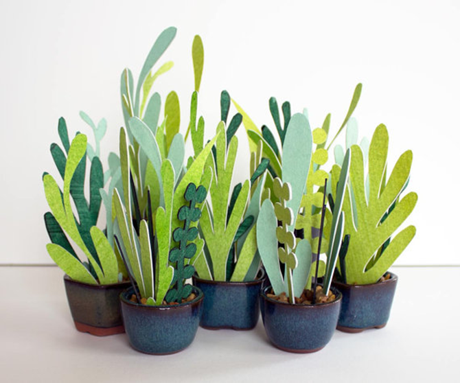 diy PLANTAS DE PAPEL homepersonalshopper, manualidades - paper plants