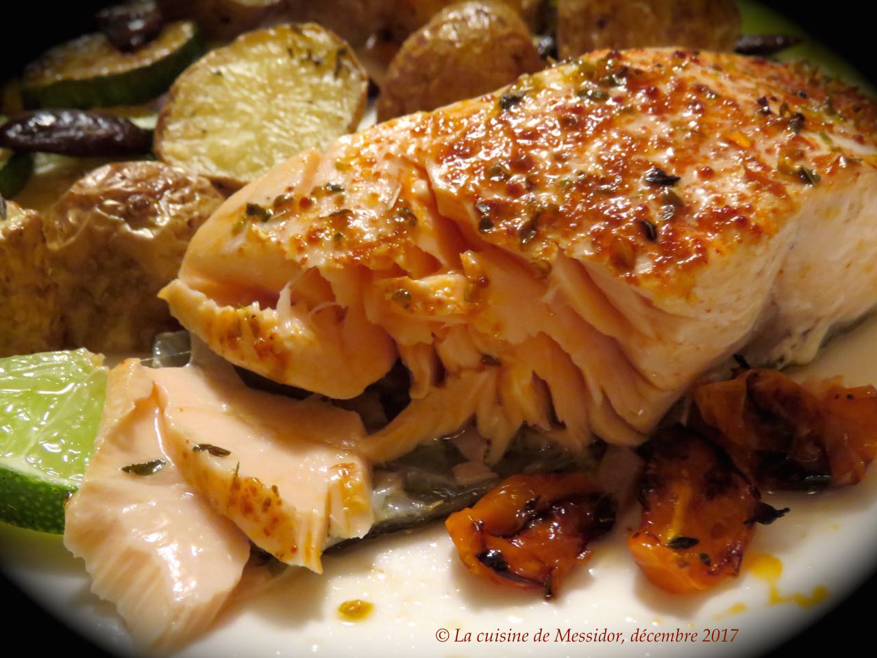 La cuisine de Messidor: Pavés de saumon à la provençale