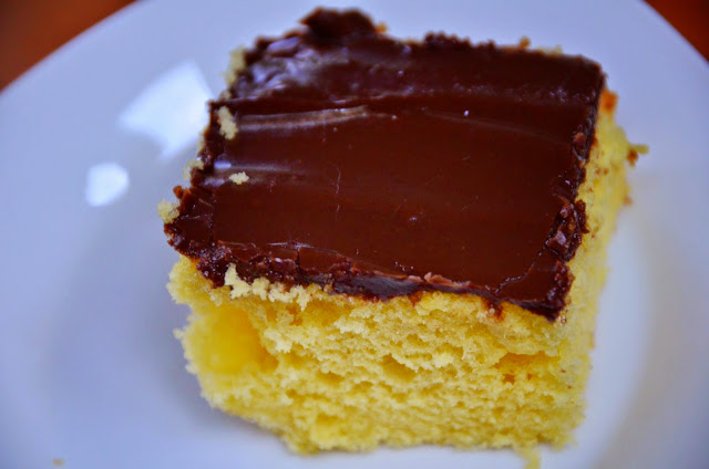 Butter Cake with Chocolate Fudge Frosting 3 | Cheesy Pennies