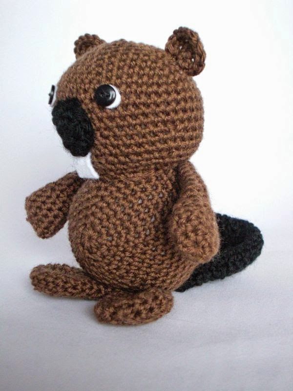 les bricolages de Capizoze Un castor bien sympathique au crochet style