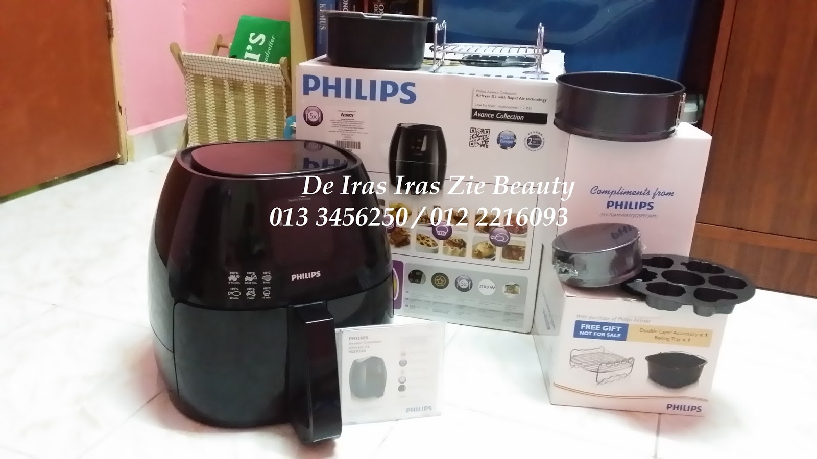 De Iras Zie Beauty Amway Philips AirFryer XL