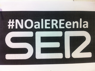 Protestas por el ERE en la Cadena SER #noalereenlaser