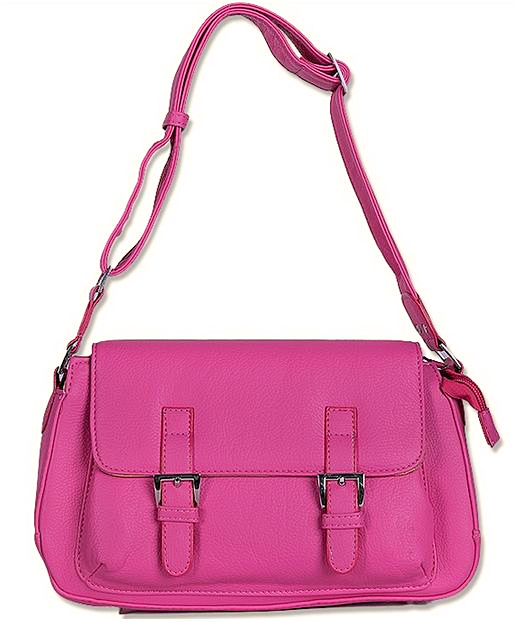 Blog Find of the Day Hot Pink Shoulder Bag