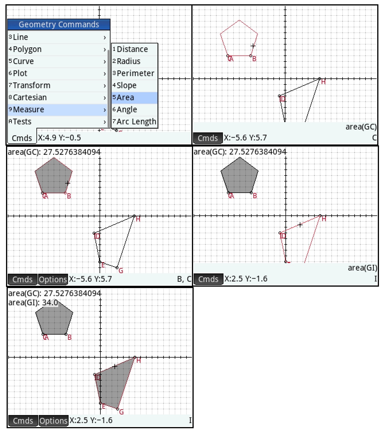 Eddie's Math and Calculator Blog HP Prime Geometry App Tutorial Part 6