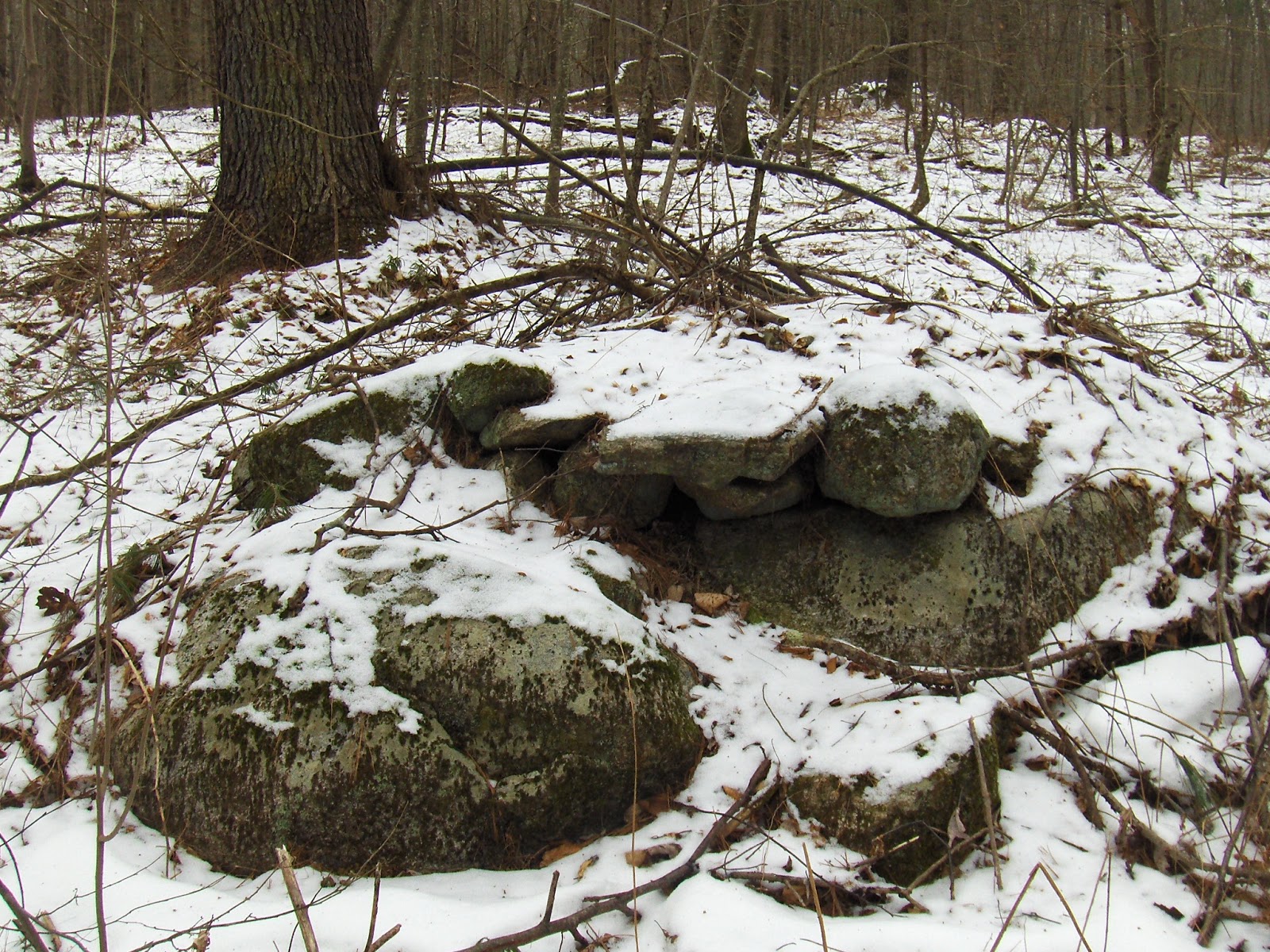 Rock Piles Quisset Wildlife Management Area Mendon MA