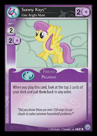 My Little Pony Sunny Rays, One Bright Mare Premiere CCG Card