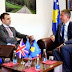 Britania konfrirmon mbështetjen për Kosovën përmes O’Connell