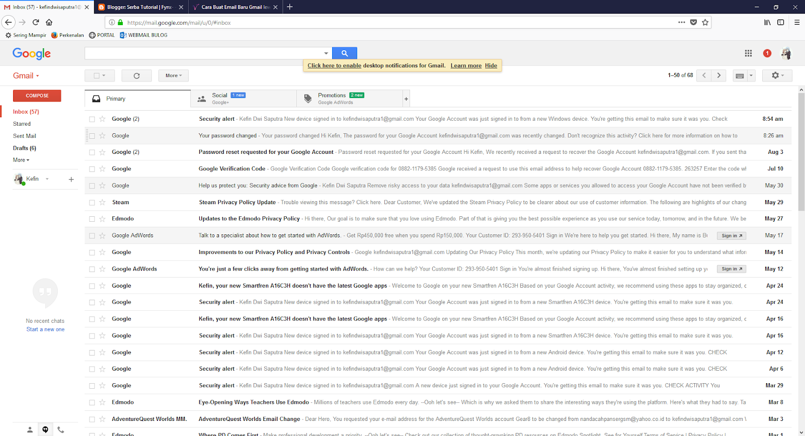 Privacy policy updates