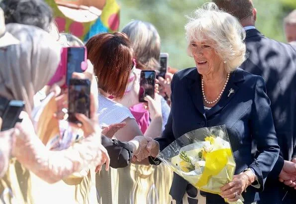 Prince Charles and Duchess Camilla attend the celebration of the 50th anniversary of Swansea’s City status