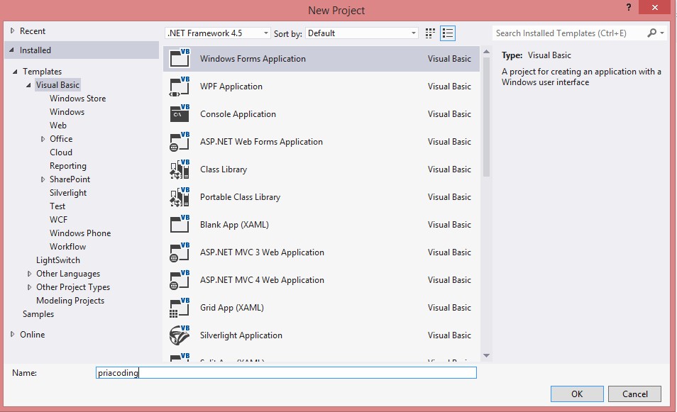 Tutorial 03 Menggunakan TextBox priacoding