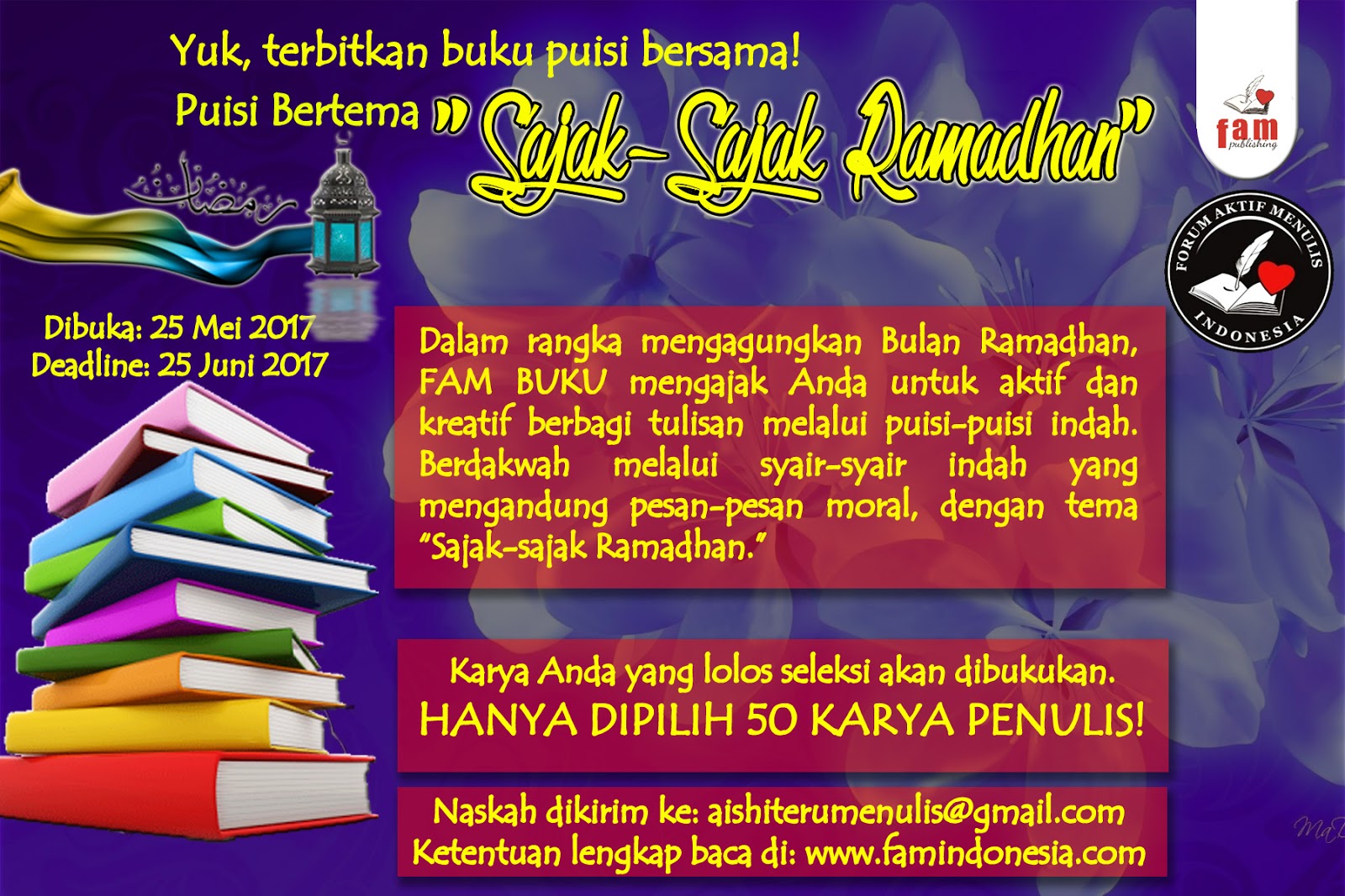 Penerbitan Antologi Puisi Bertema “SajakSajak Ramadhan” FAM Indonesia jpg (1600x1067)