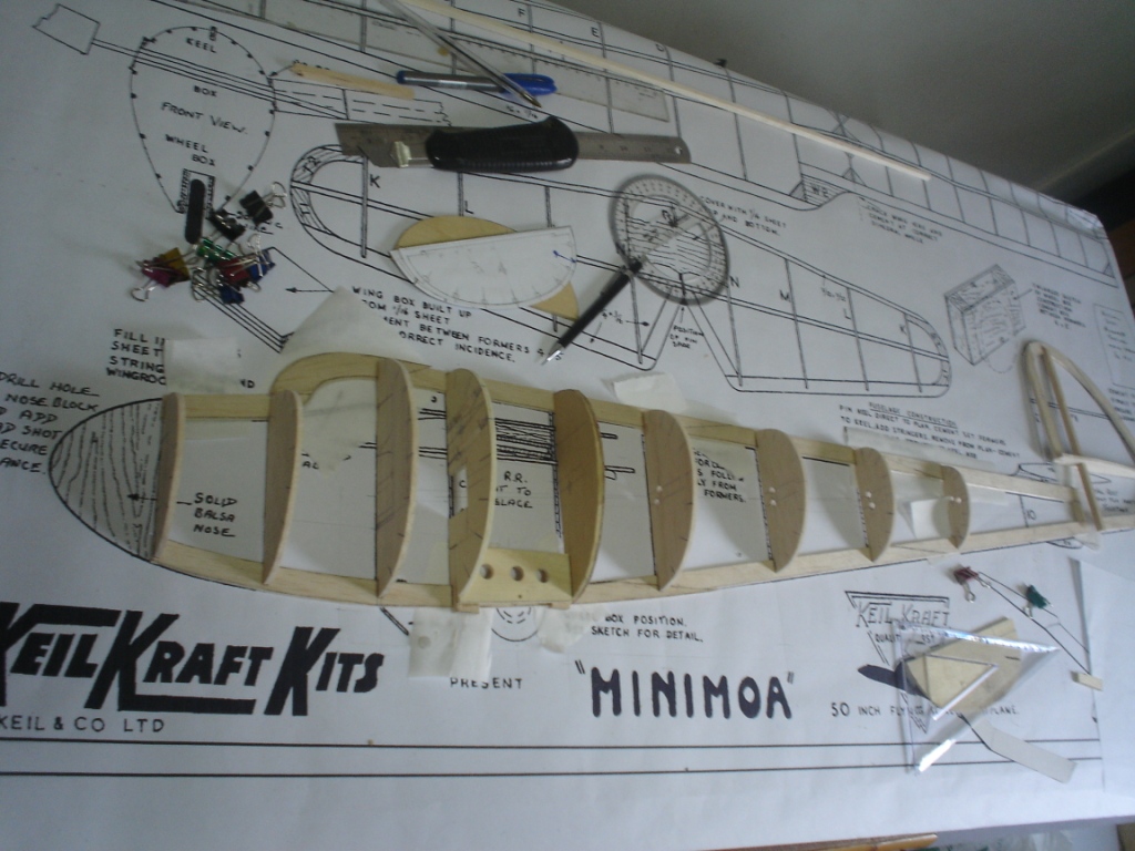 CMTE ZIMERER MINIMOA GLIDER 2,4m R/C Built