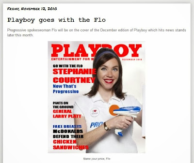 Flo from progressive playboy 7