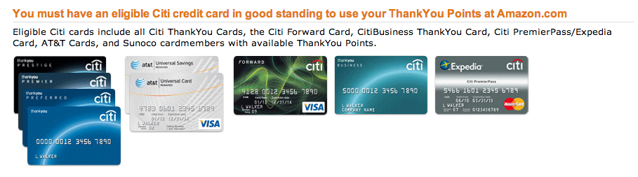 Use Citi Thank You Points on Amazon - Chasing The Points