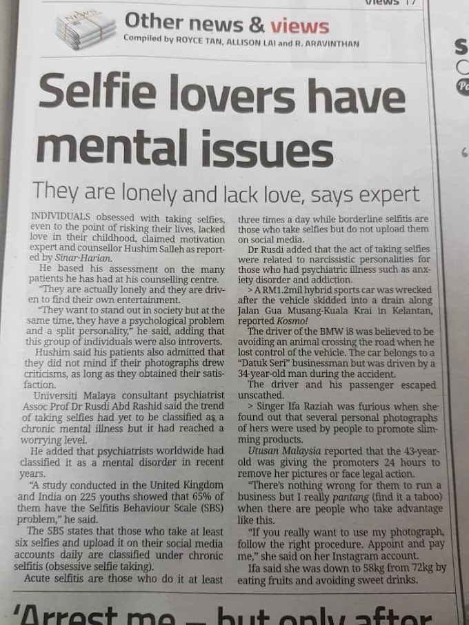 Benarkah Penggemar Selfie Ada Masalah Mental?