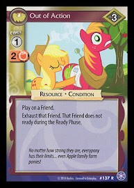 My Little Pony Out of Action The Crystal Games CCG Card