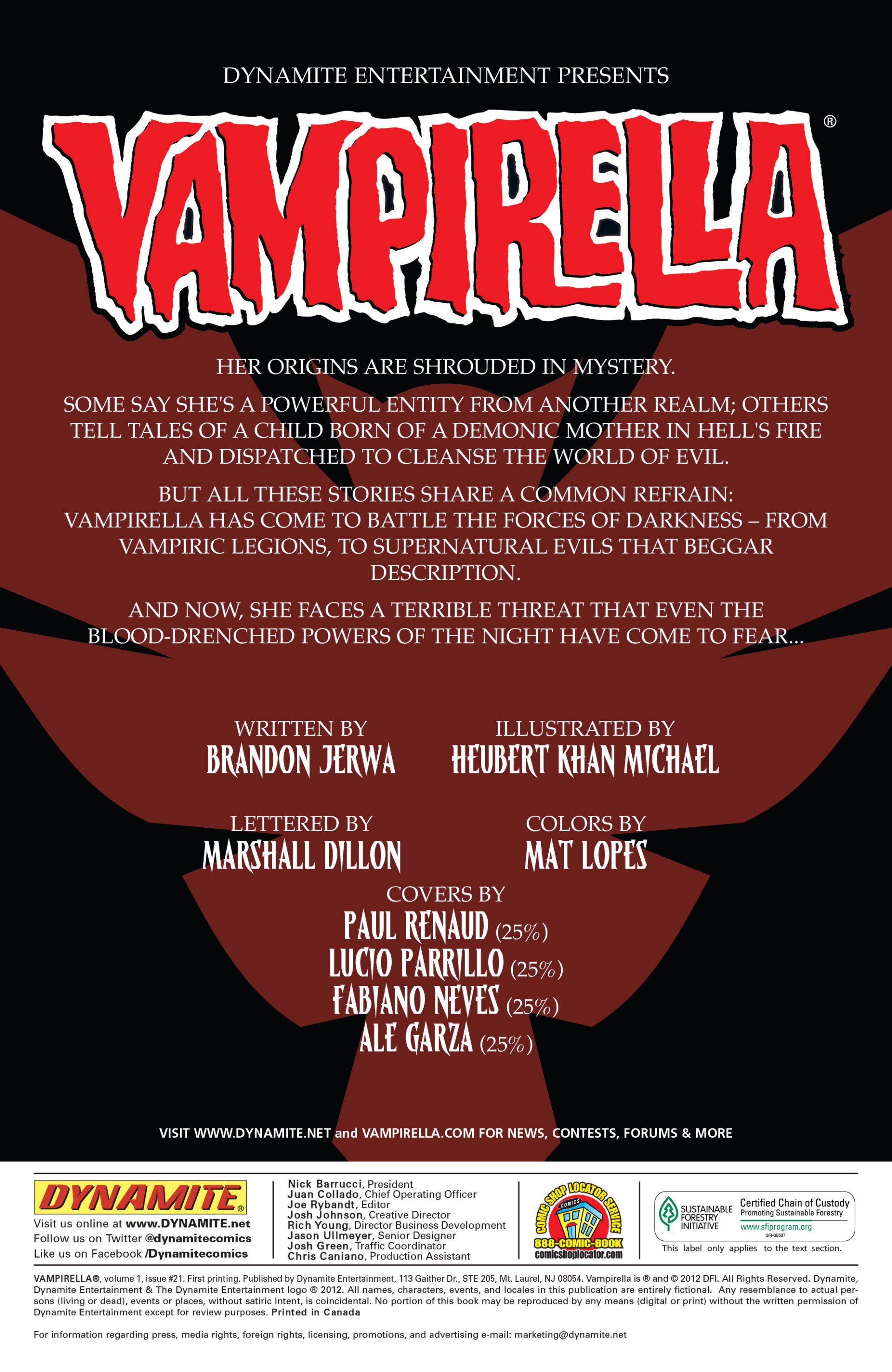 Read online Vampirella (2010) comic -  Issue #21 - 5