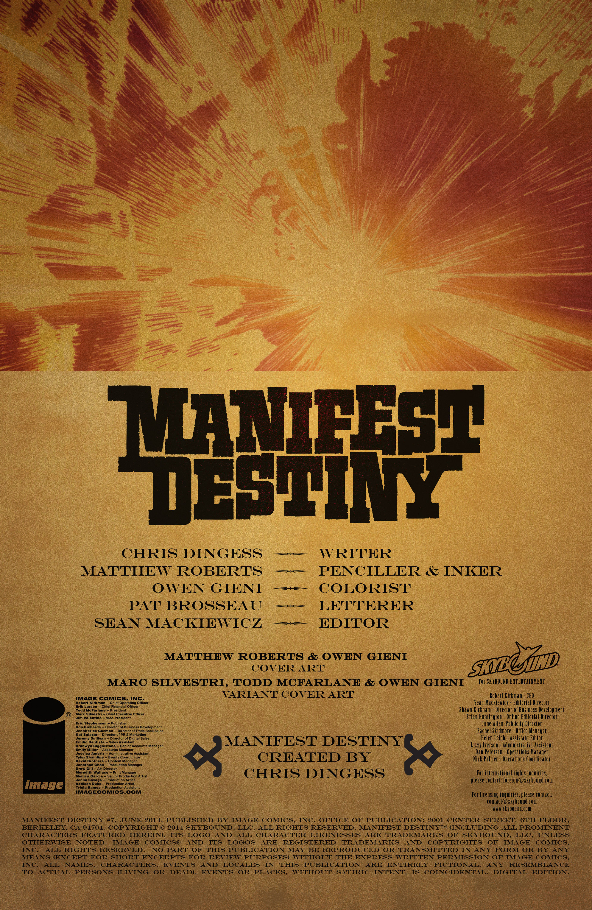 Read online Manifest Destiny comic -  Issue #7 - 2