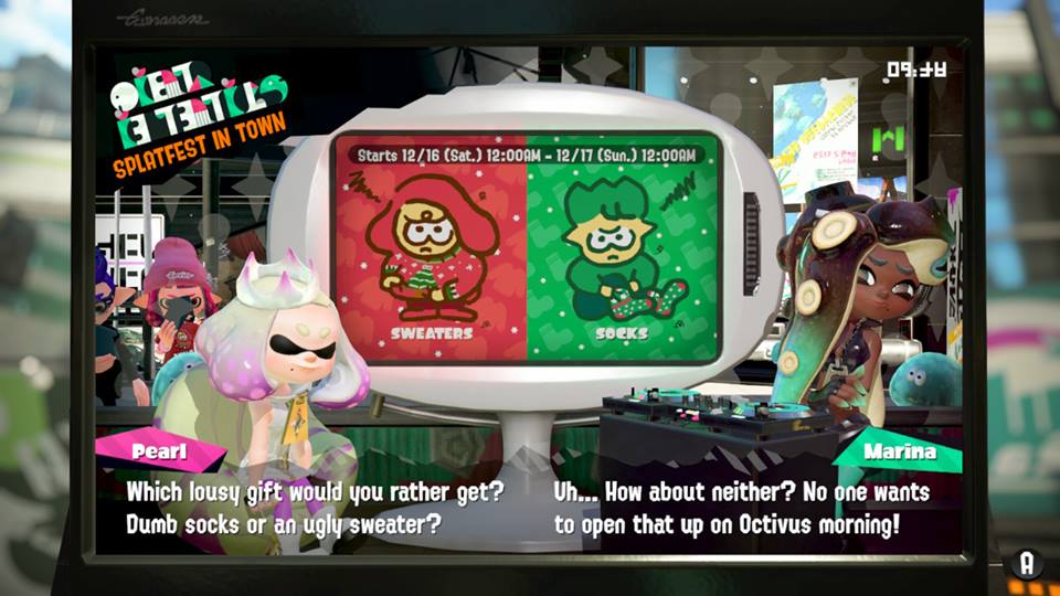 Merry Squidmas! r/splatoon