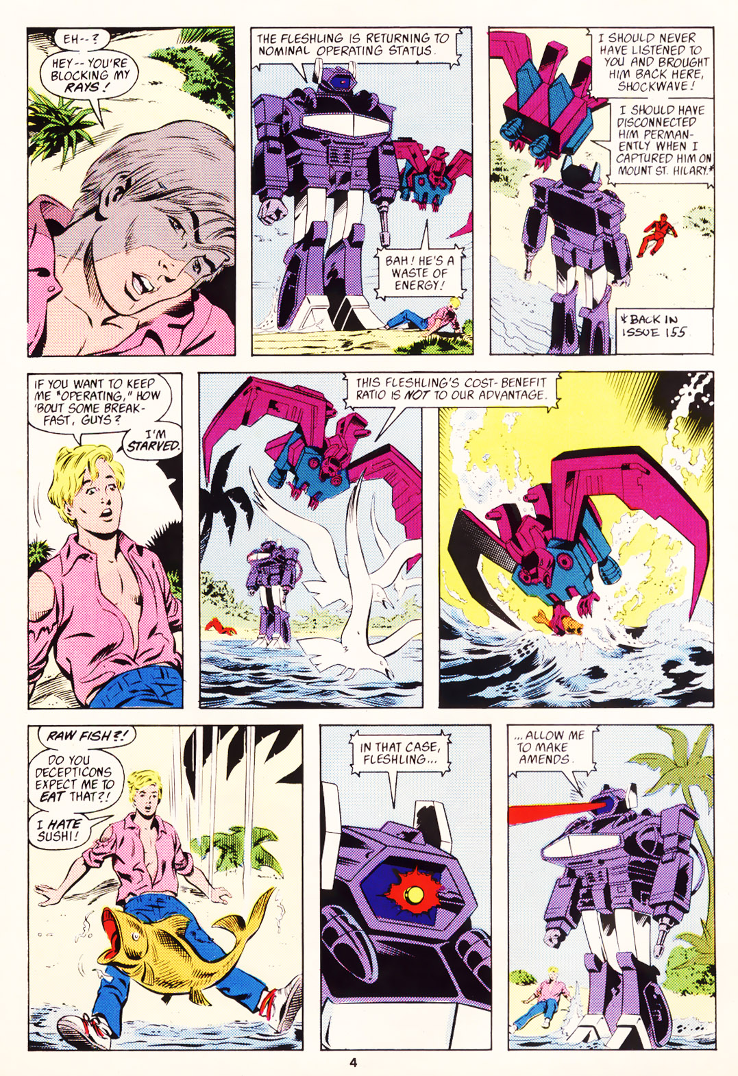 Read online The Transformers (UK) comic -  Issue #158 - 4