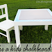 How to Paint a Chalkboard Table for Kids